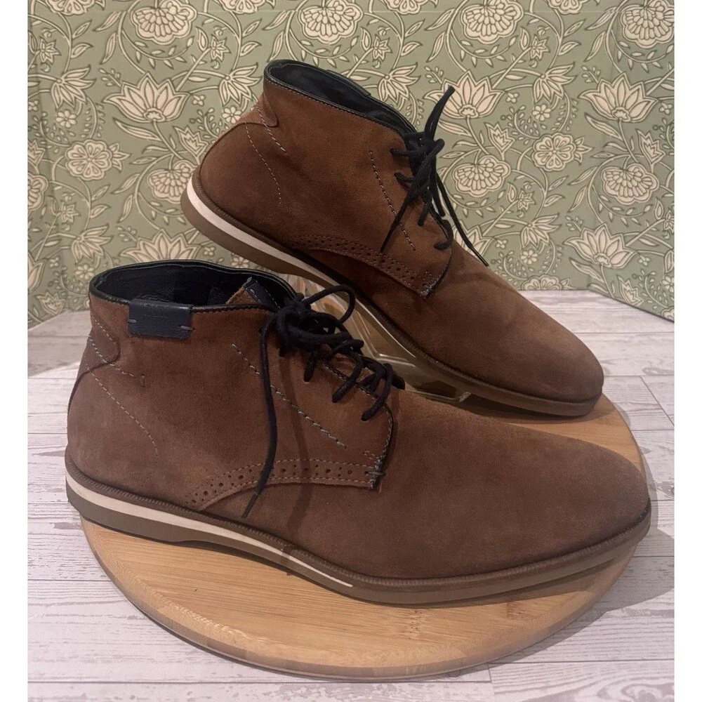PARC CITY BOOT CO. Royal Men's Brown Leather Chukka Boots size 10